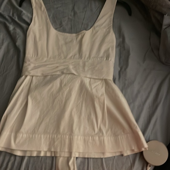 Tailored linen tie blouse - Picture 4 of 4